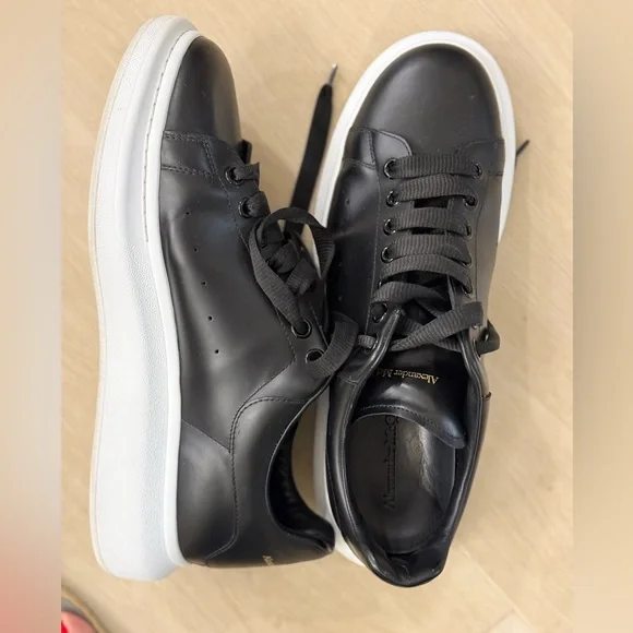 Alexander McQueen Black and White Sneakers